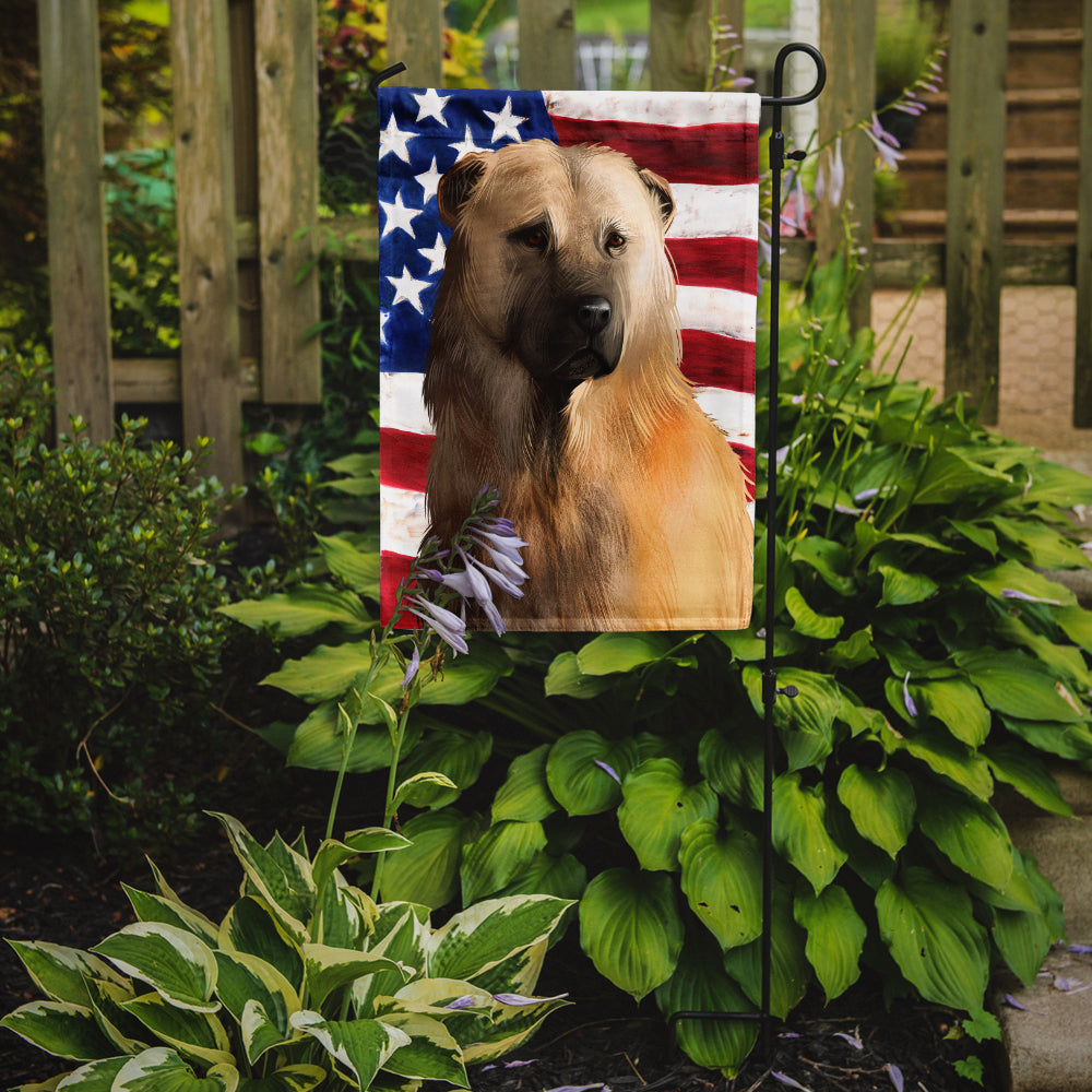 Afghan Shepherd American Flag Flag Garden Size CK6384GF  the-store.com.