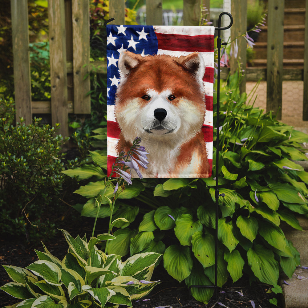 Akita American Flag Flag Garden Size CK6387GF  the-store.com.