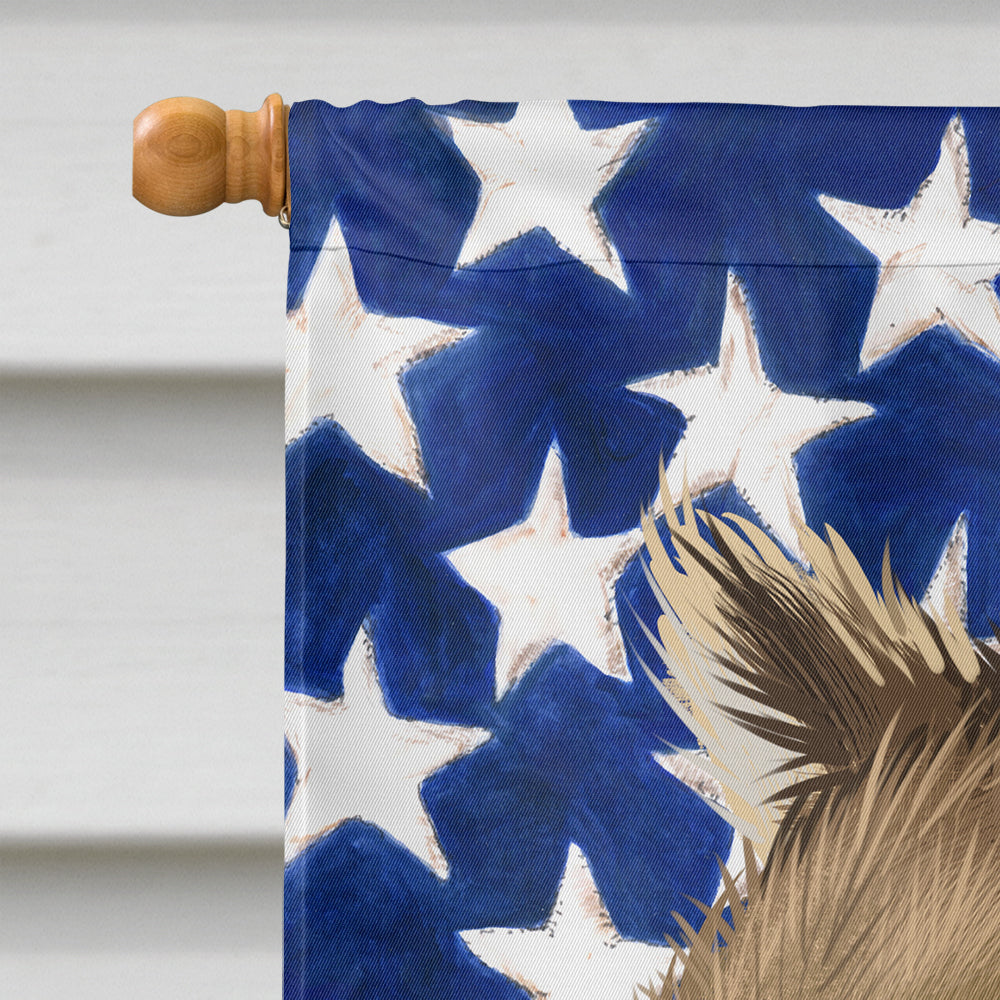 Alaskan Klee Kai American Flag Flag Canvas House Size CK6390CHF  the-store.com.