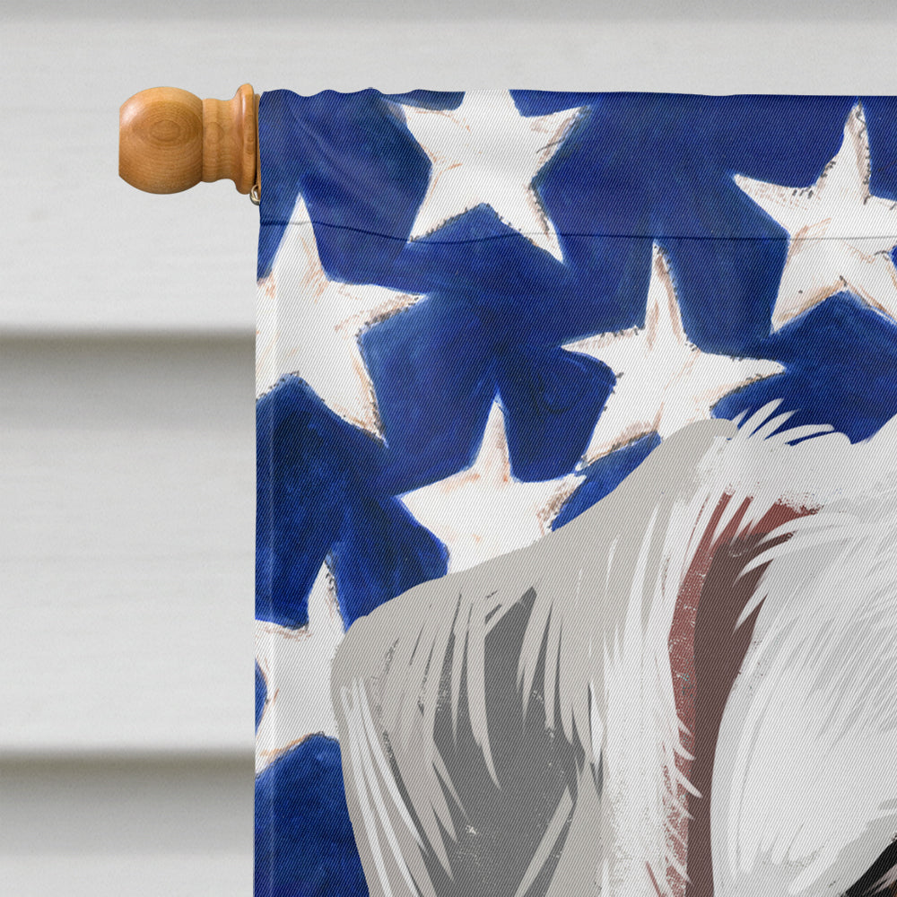 American Bulldog American Flag Flag Canvas House Size CK6395CHF  the-store.com.