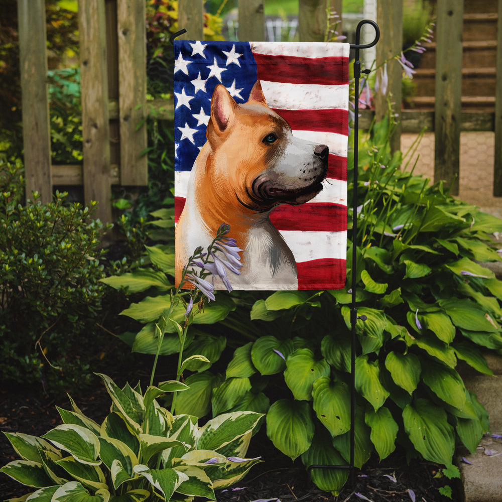 American Pit Bull Terrier American Flag Flag Garden Size CK6401GF  the-store.com.