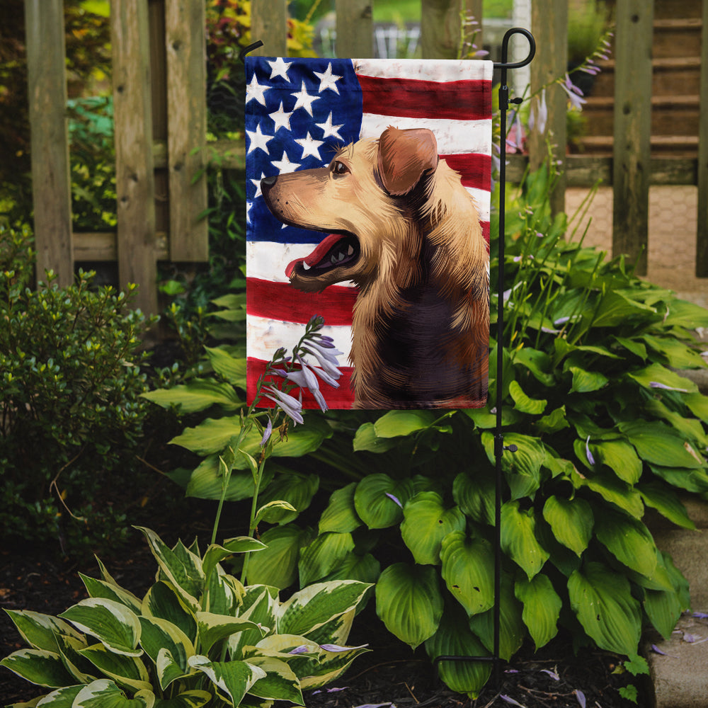 Austrian Pinscher American Flag Flag Garden Size CK6415GF  the-store.com.