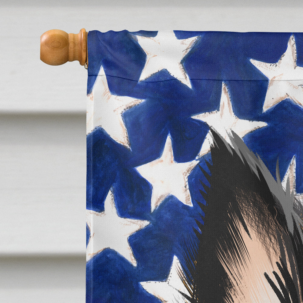 Belgian Groenendael American Flag Flag Canvas House Size CK6426CHF  the-store.com.