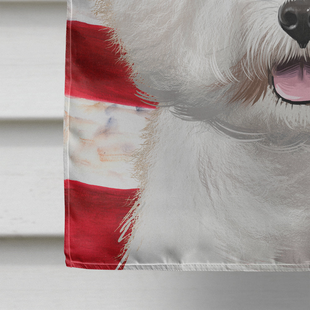 Bichon Frise  American Flag Flag Canvas House Size CK6434CHF  the-store.com.