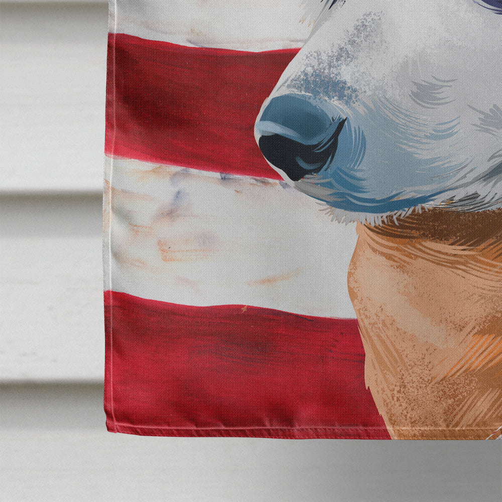 Blue Heeler Dog American Flag Flag Canvas House Size CK6441CHF  the-store.com.