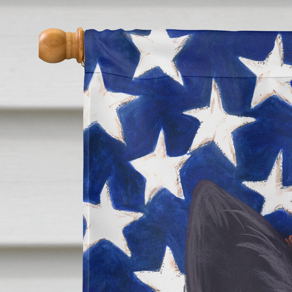 Bouvier des Ardennes American Flag Flag Canvas House Size CK6452CHF  the-store.com.