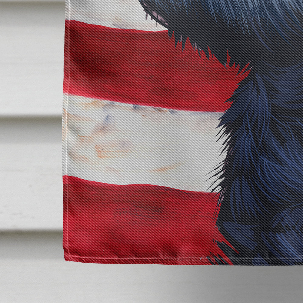 Bouvier des Flandres American Flag Flag Canvas House Size CK6453CHF  the-store.com.