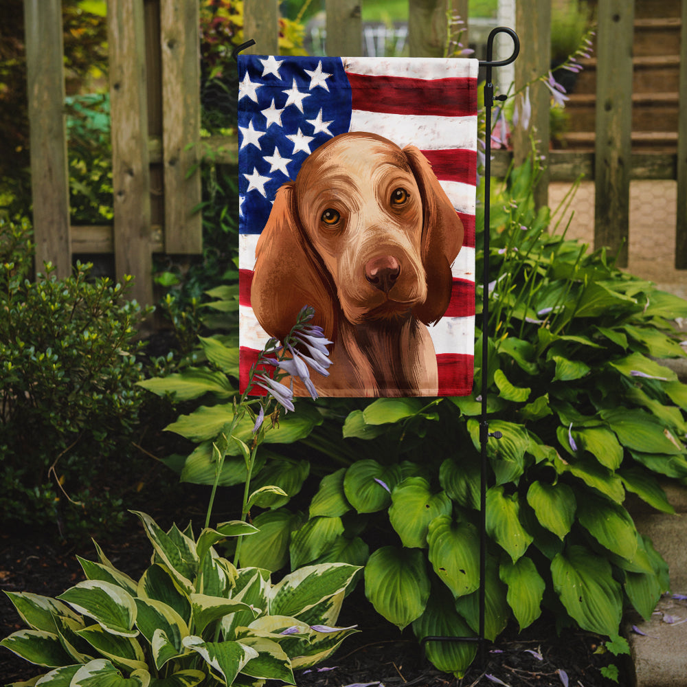 Bracco Italiano Dog American Flag Flag Garden Size CK6456GF  the-store.com.