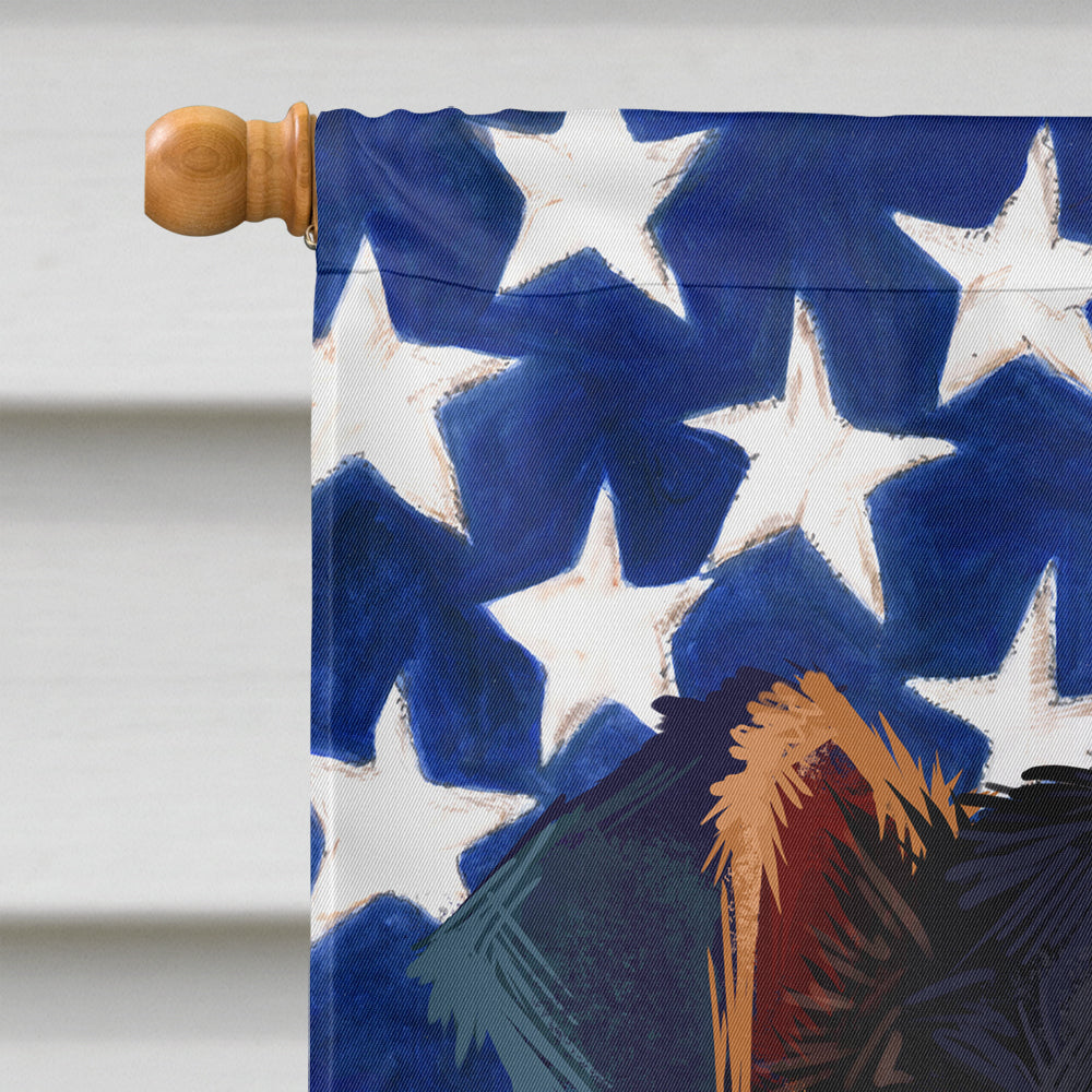 Brazilian Terrier Dog American Flag Flag Canvas House Size CK6460CHF  the-store.com.