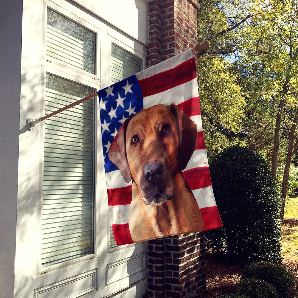 Broholmer Dog American Flag Flag Canvas House Size CK6463CHF  the-store.com.