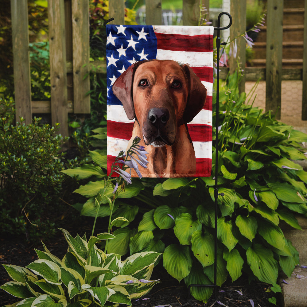 Broholmer Dog American Flag Flag Garden Size CK6463GF  the-store.com.