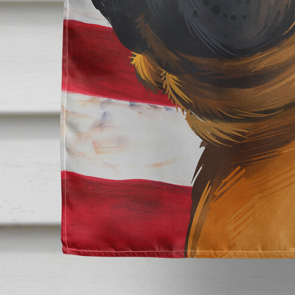 Bullmastiff Dog American Flag Flag Canvas House Size CK6469CHF  the-store.com.