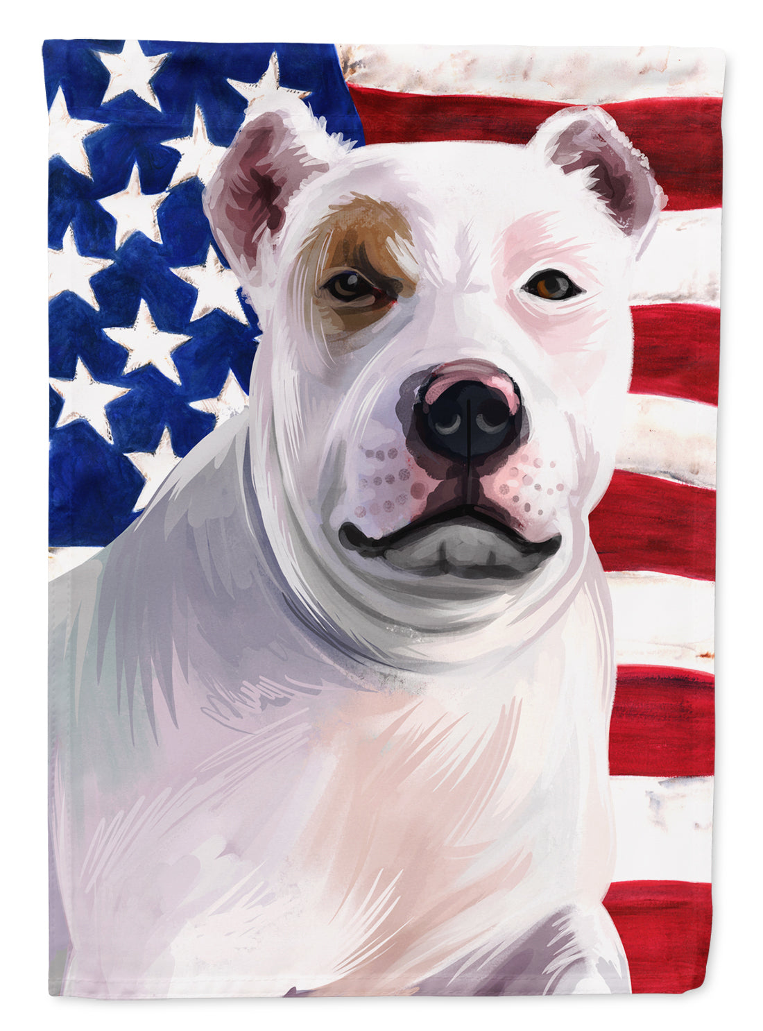 Bully Kutta Dog American Flag Flag Garden Size CK6470GF  the-store.com.