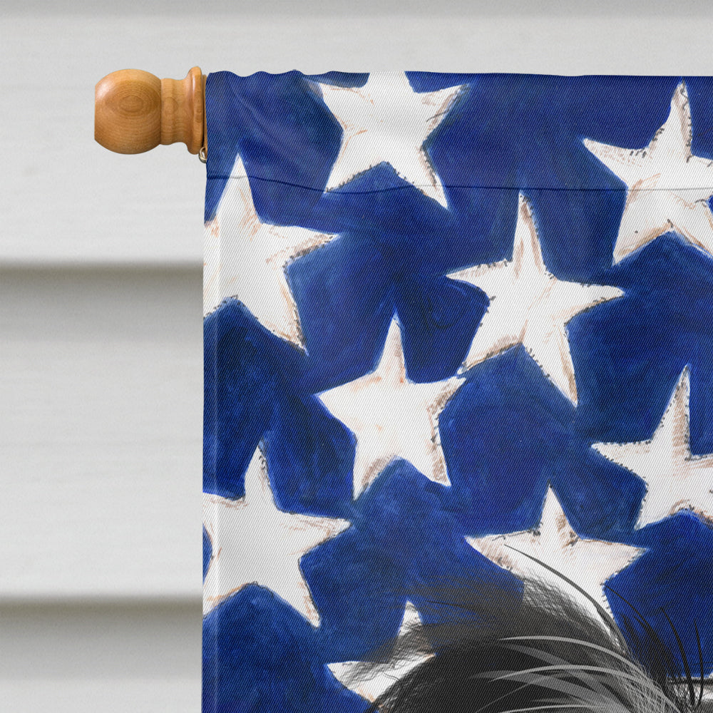 Chinese Crested Dog American Flag Flag Canvas House Size CK6487CHF  the-store.com.