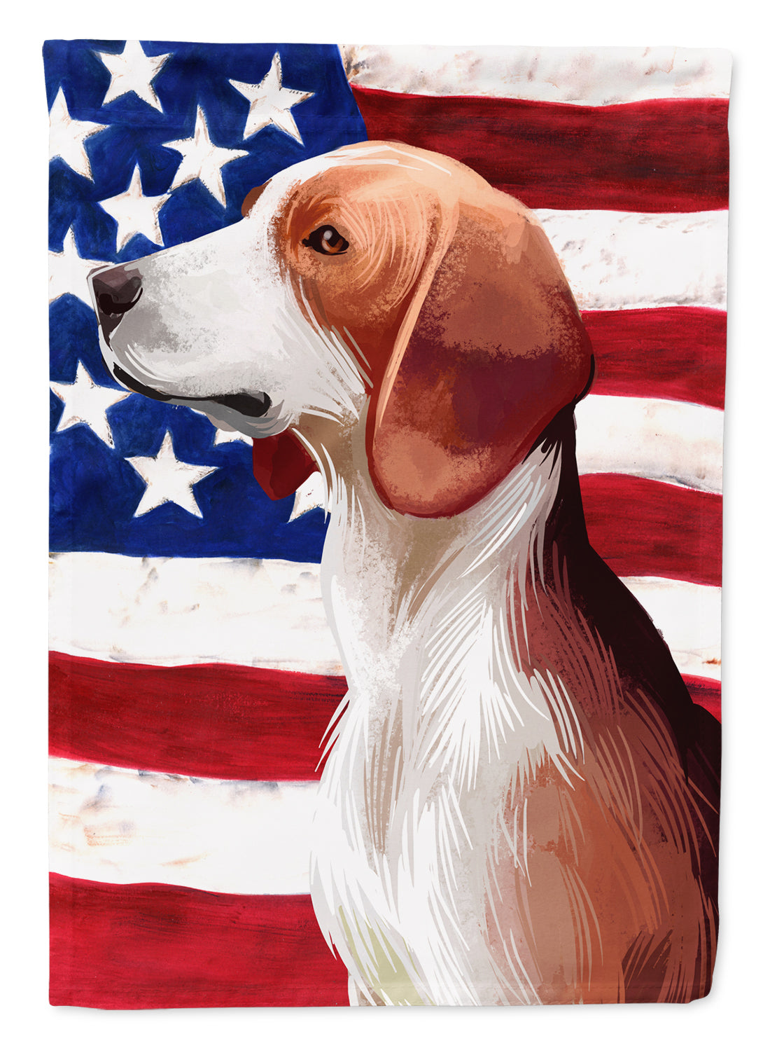 Deutsche Bracke Dog American Flag Flag Canvas House Size CK6503CHF  the-store.com.