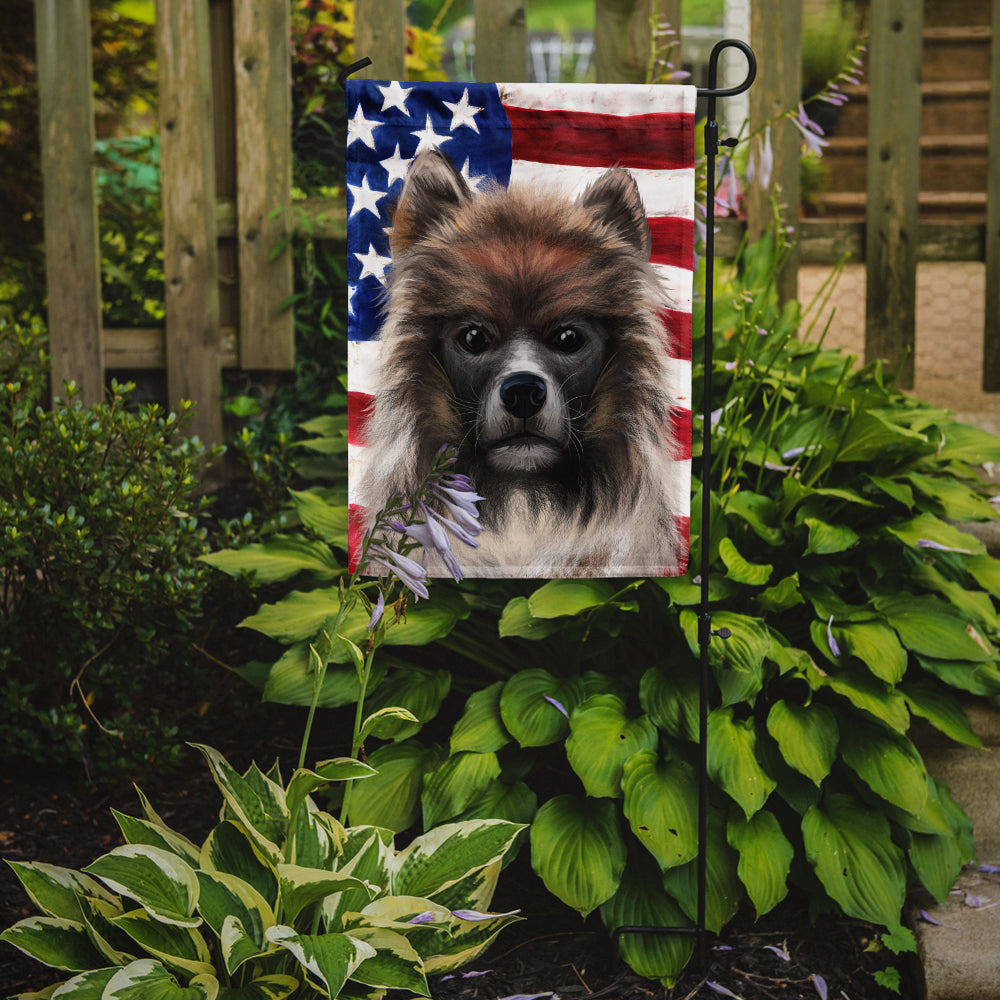 Elo Dog American Flag Flag Garden Size CK6510GF  the-store.com.