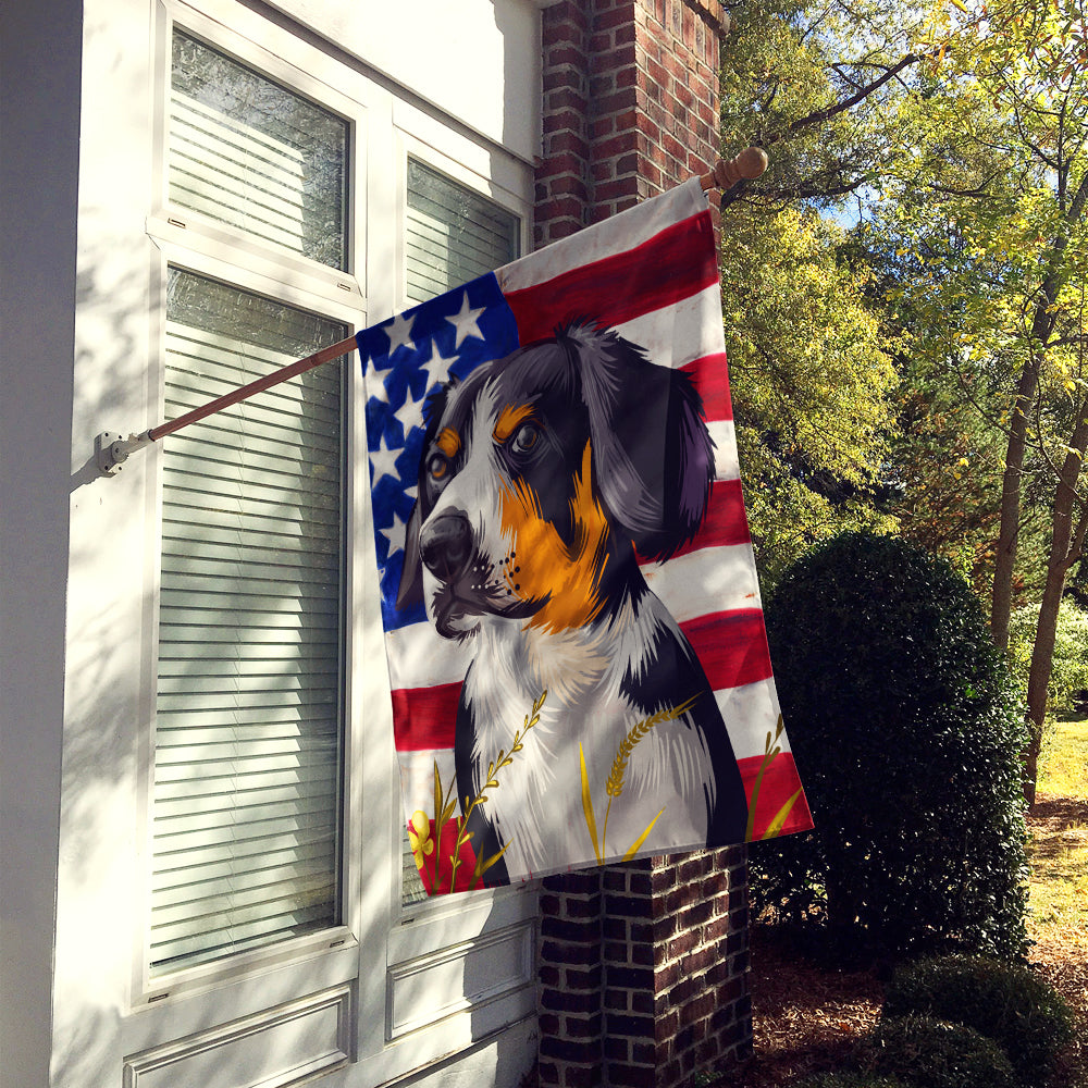 Entlebucher Mountain Dog American Flag Flag Canvas House Size CK6516CHF  the-store.com.