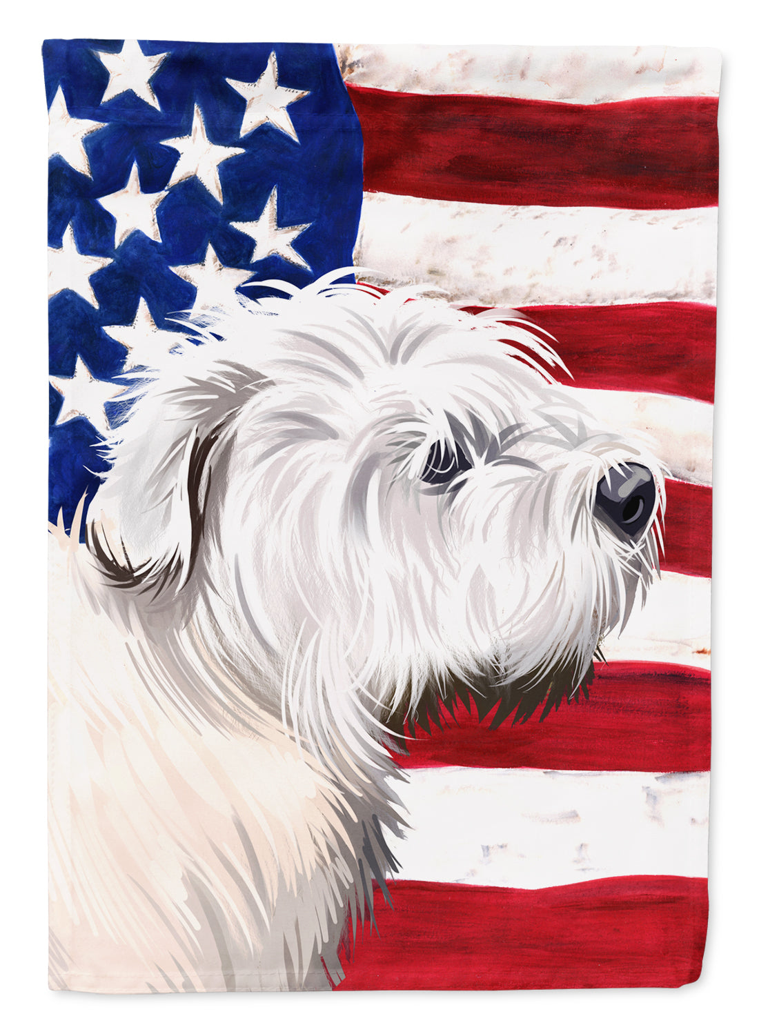 Glen of Imaal Terrier American Flag Flag Garden Size CK6541GF  the-store.com.