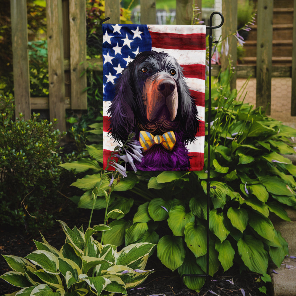 Gordon Setter Dog American Flag Flag Garden Size CK6543GF  the-store.com.