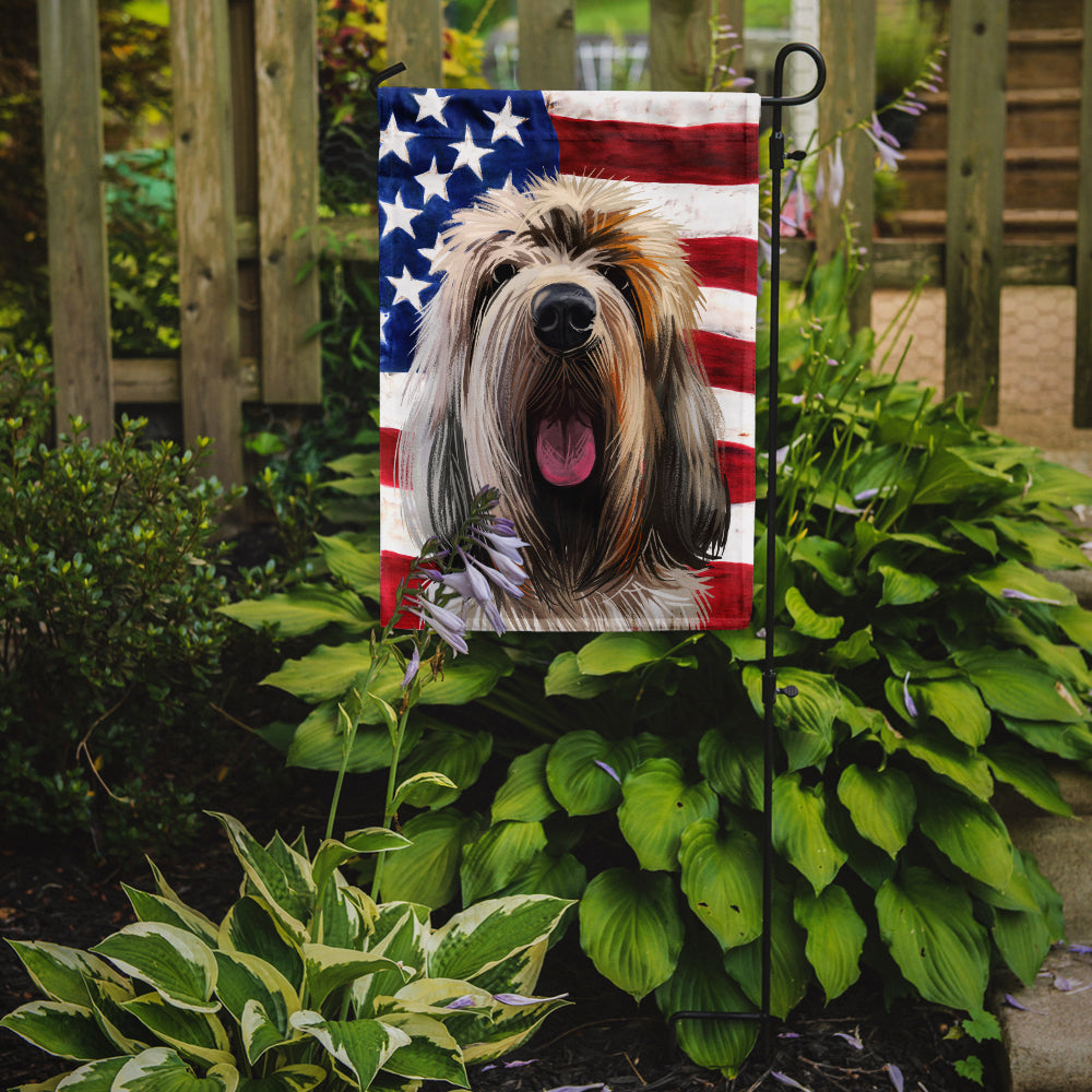 Grand Griffon Vendeen Dog American Flag Flag Garden Size CK6545GF  the-store.com.