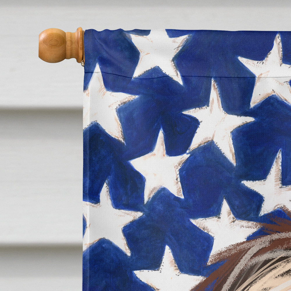 Griffon Bruxellois Dog American Flag Flag Canvas House Size CK6552CHF  the-store.com.