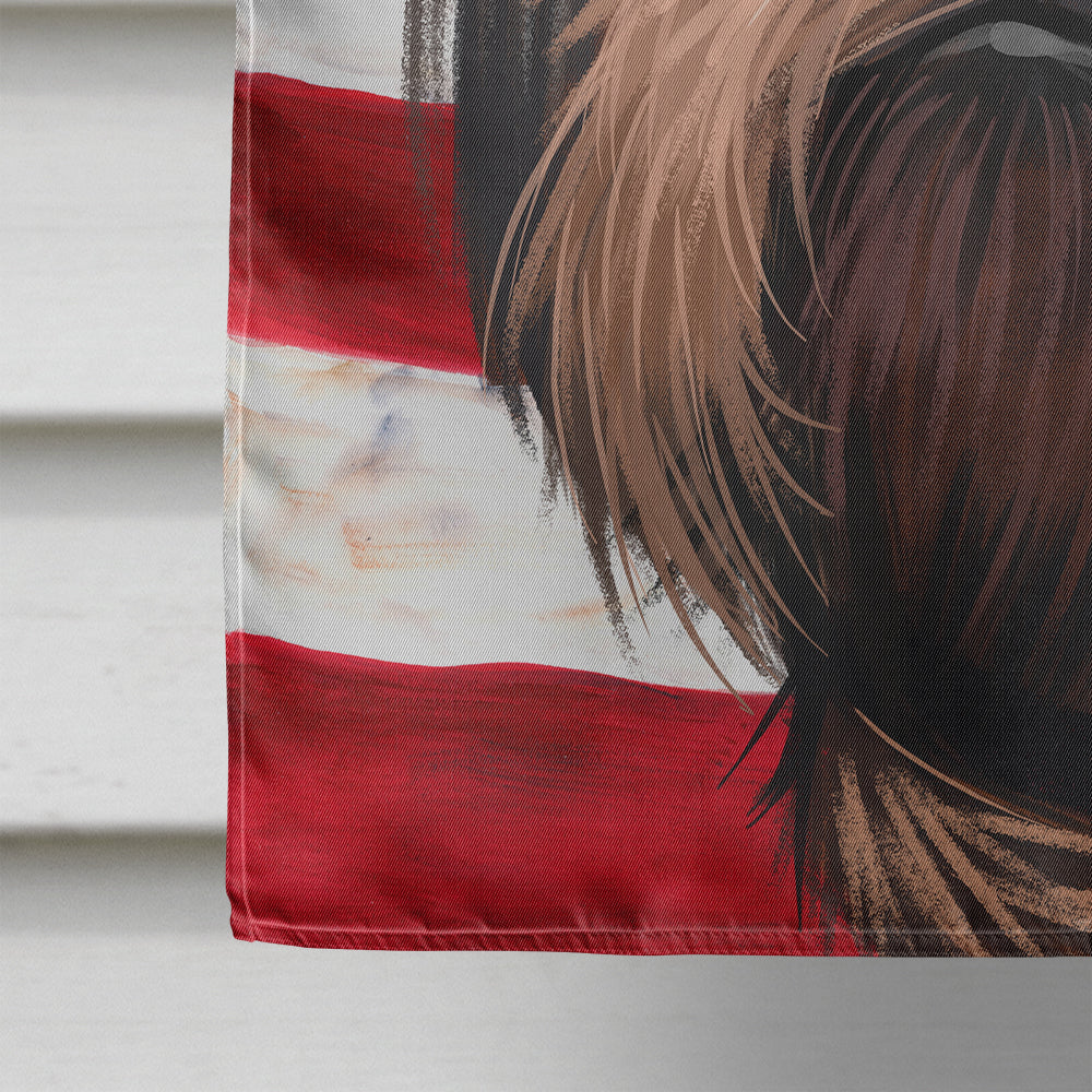 Griffon Bruxellois Dog American Flag Flag Canvas House Size CK6552CHF  the-store.com.