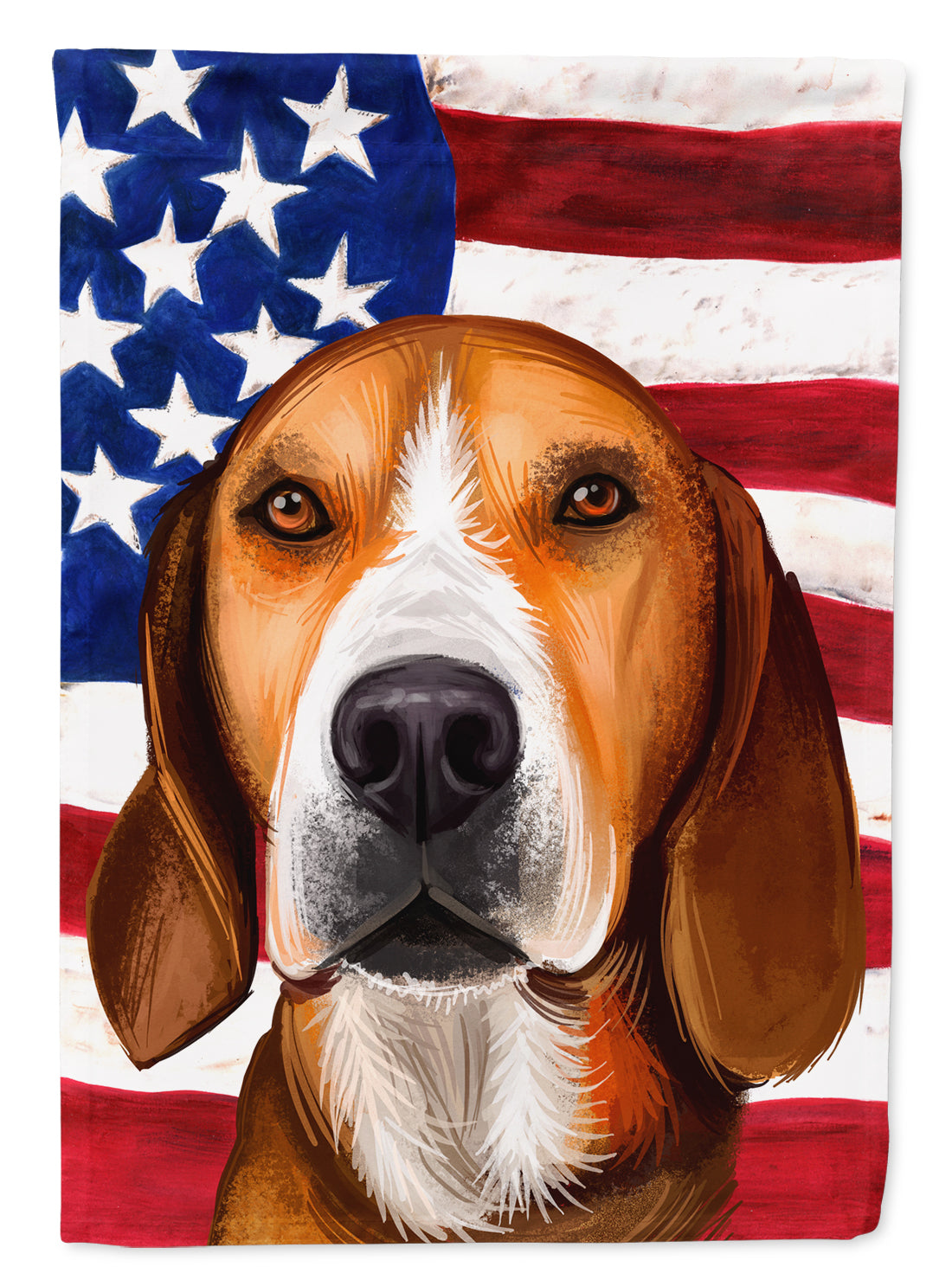 Hamiltonstovare Dog American Flag Flag Garden Size CK6556GF  the-store.com.