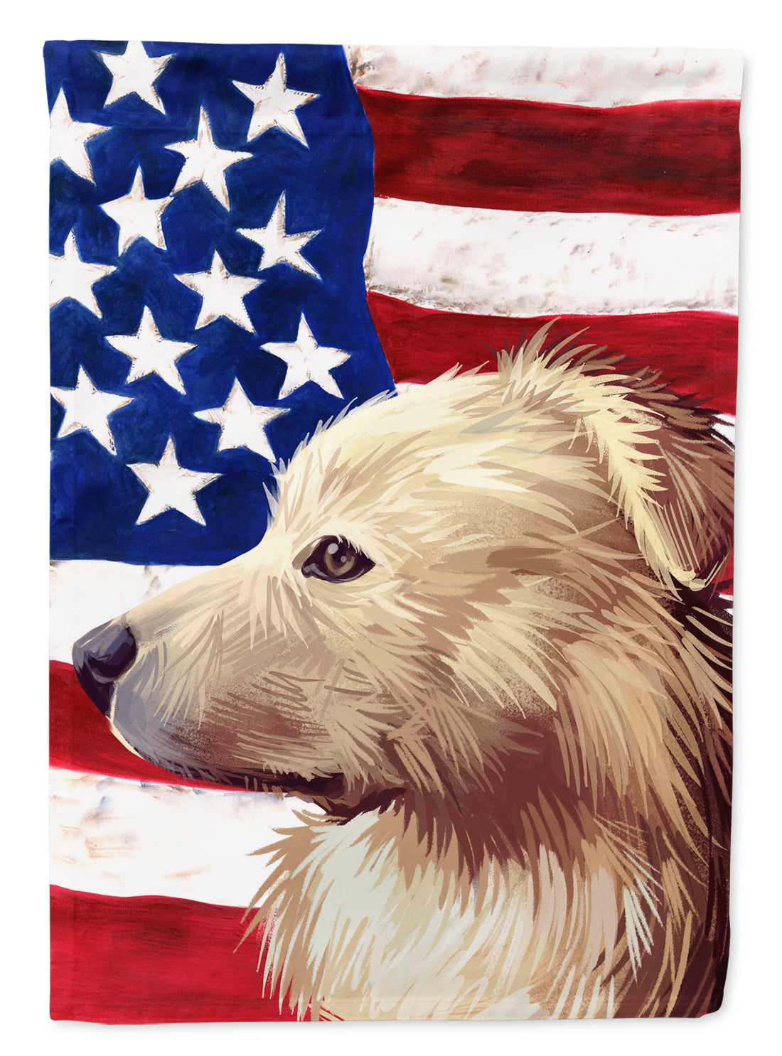 Himalayan Sheepdog Dog American Flag Flag Garden Size CK6559GF  the-store.com.