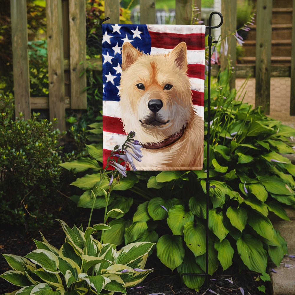 Hokkaido Dog American Flag Flag Garden Size CK6560GF  the-store.com.