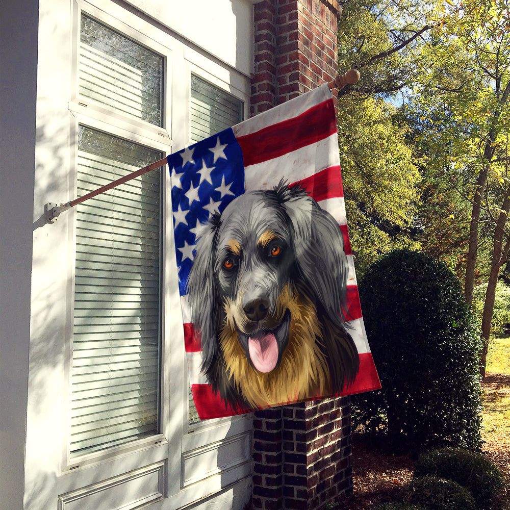 Hovawart Dog American Flag Flag Canvas House Size CK6561CHF  the-store.com.