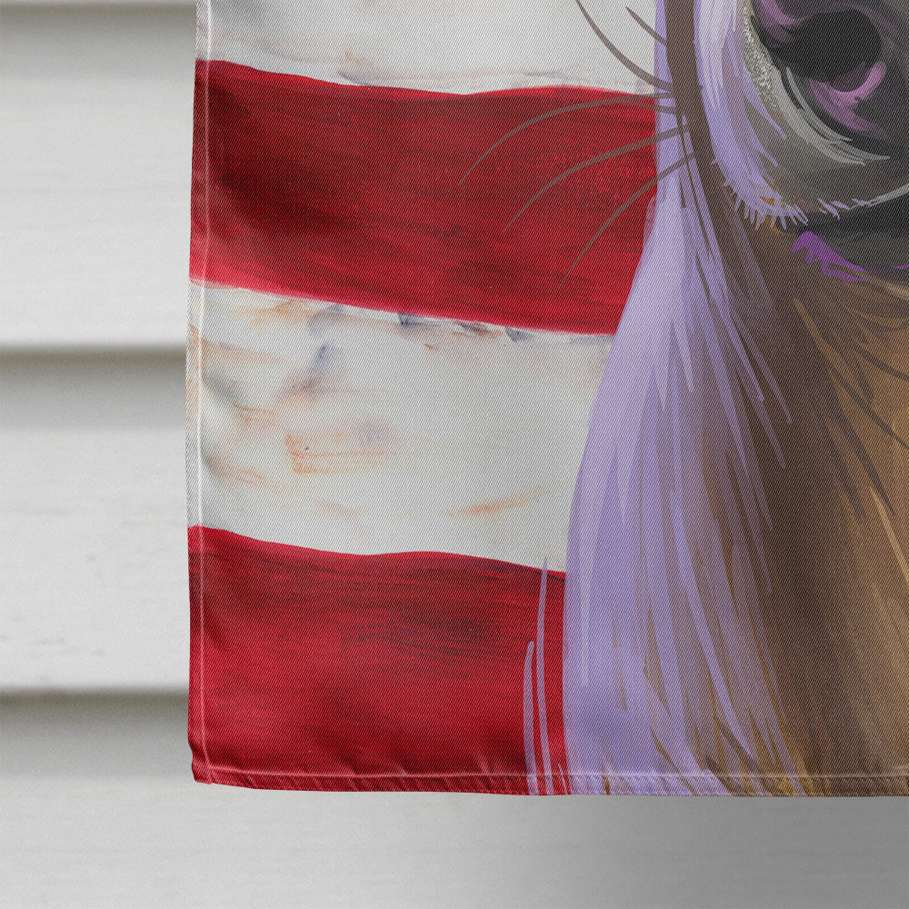 Italian Greyhound American Flag Flag Canvas House Size CK6576CHF  the-store.com.