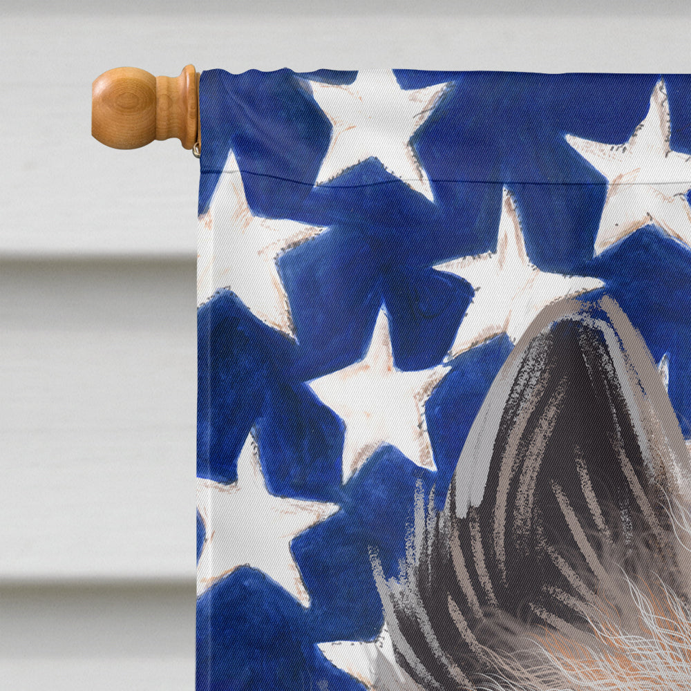 Keeshond American Flag Flag Canvas House Size CK6588CHF  the-store.com.