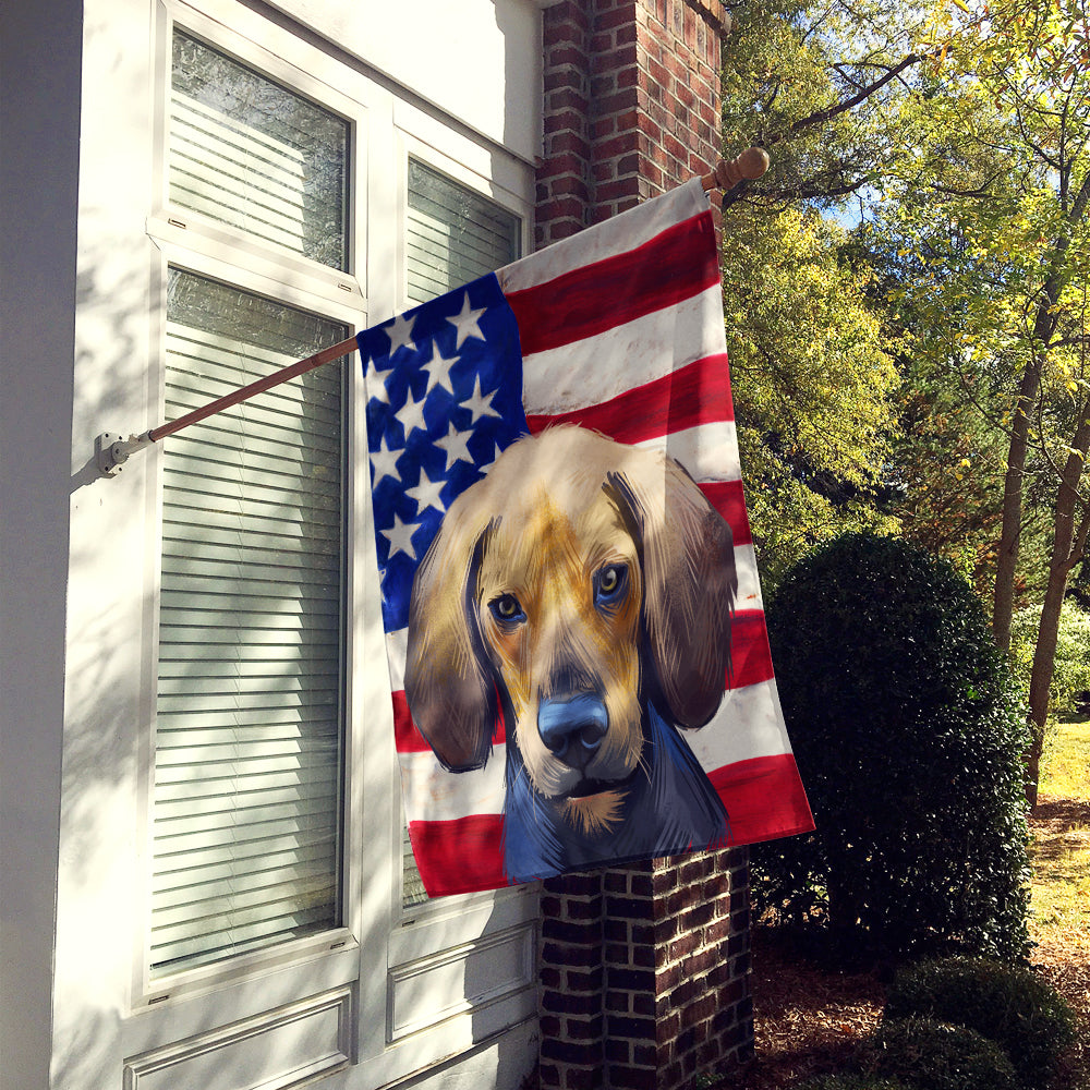 Kerry Beagle American Flag Flag Canvas House Size CK6589CHF  the-store.com.