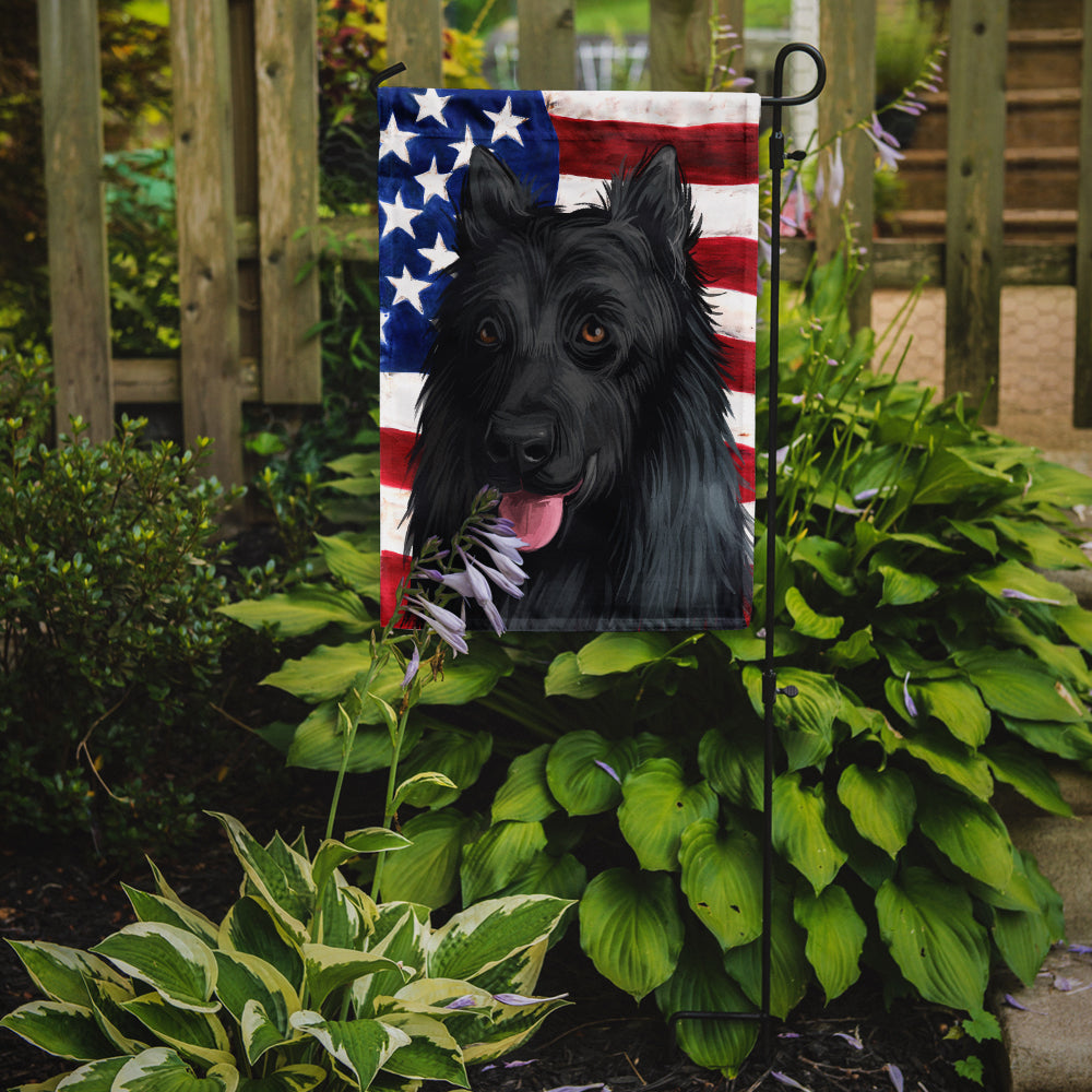 King Shepherd American Flag Flag Garden Size CK6592GF  the-store.com.