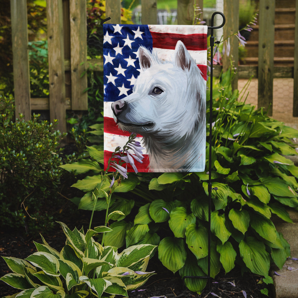 Kishu Ken American Flag Flag Garden Size CK6593GF  the-store.com.