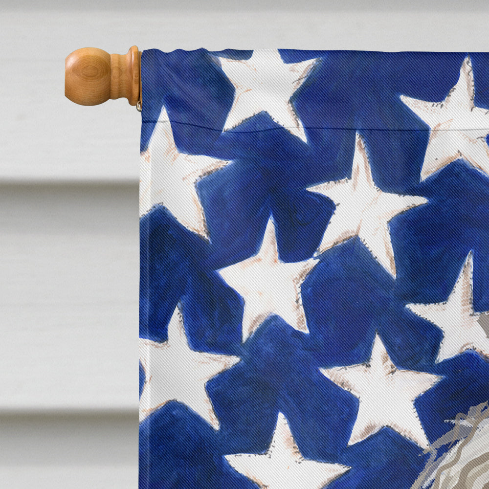 Komondor American Flag Flag Canvas House Size CK6594CHF  the-store.com.