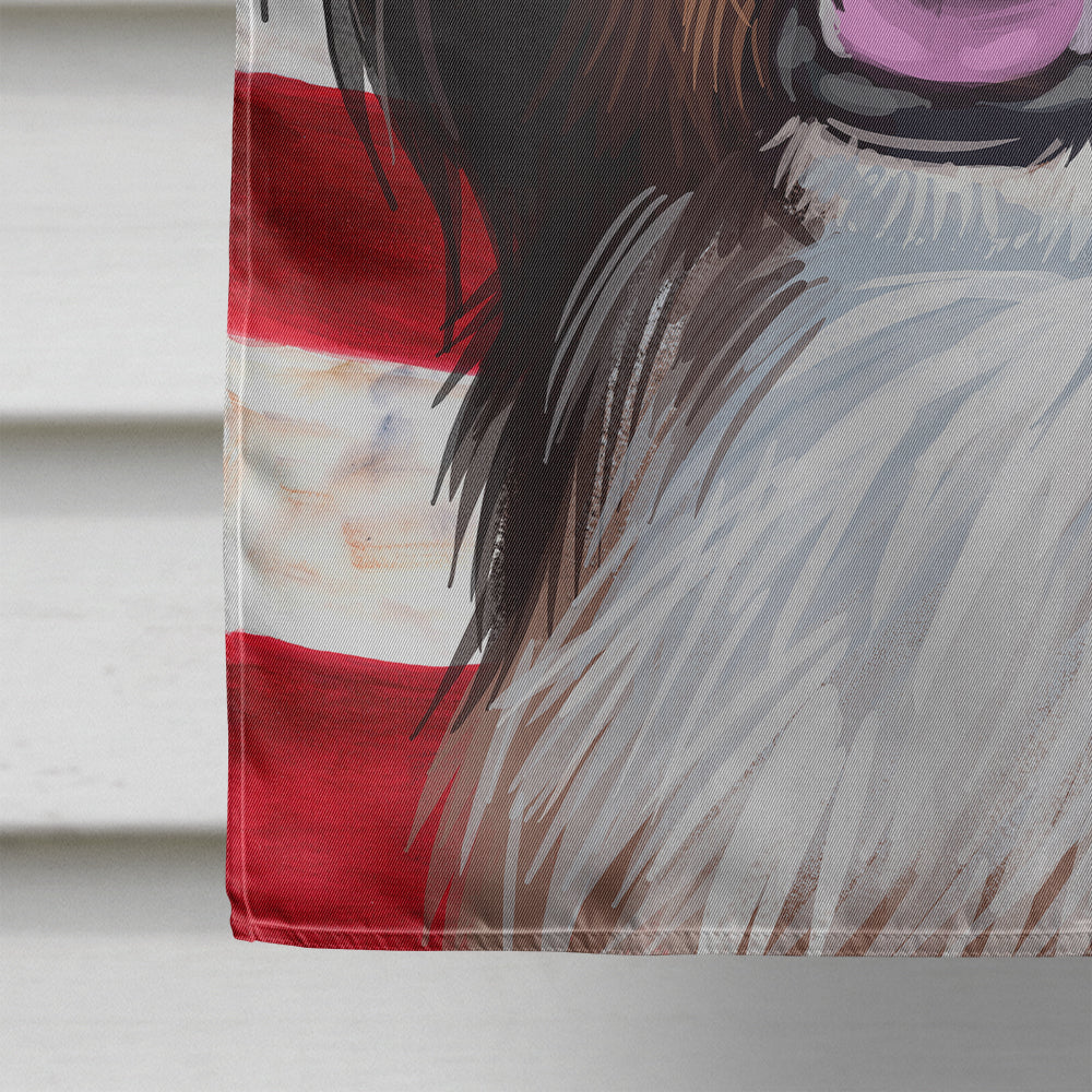 Kooikerhondje American Flag Flag Canvas House Size CK6595CHF  the-store.com.