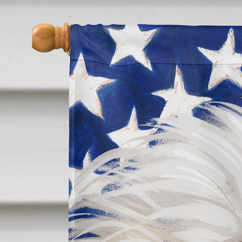 Lowchen American Flag Flag Canvas House Size CK6608CHF  the-store.com.
