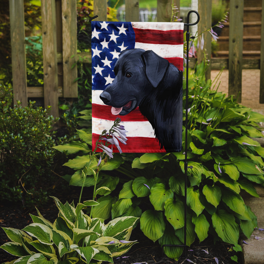 Majorca Shepherd Dog American Flag Flag Garden Size CK6611GF  the-store.com.