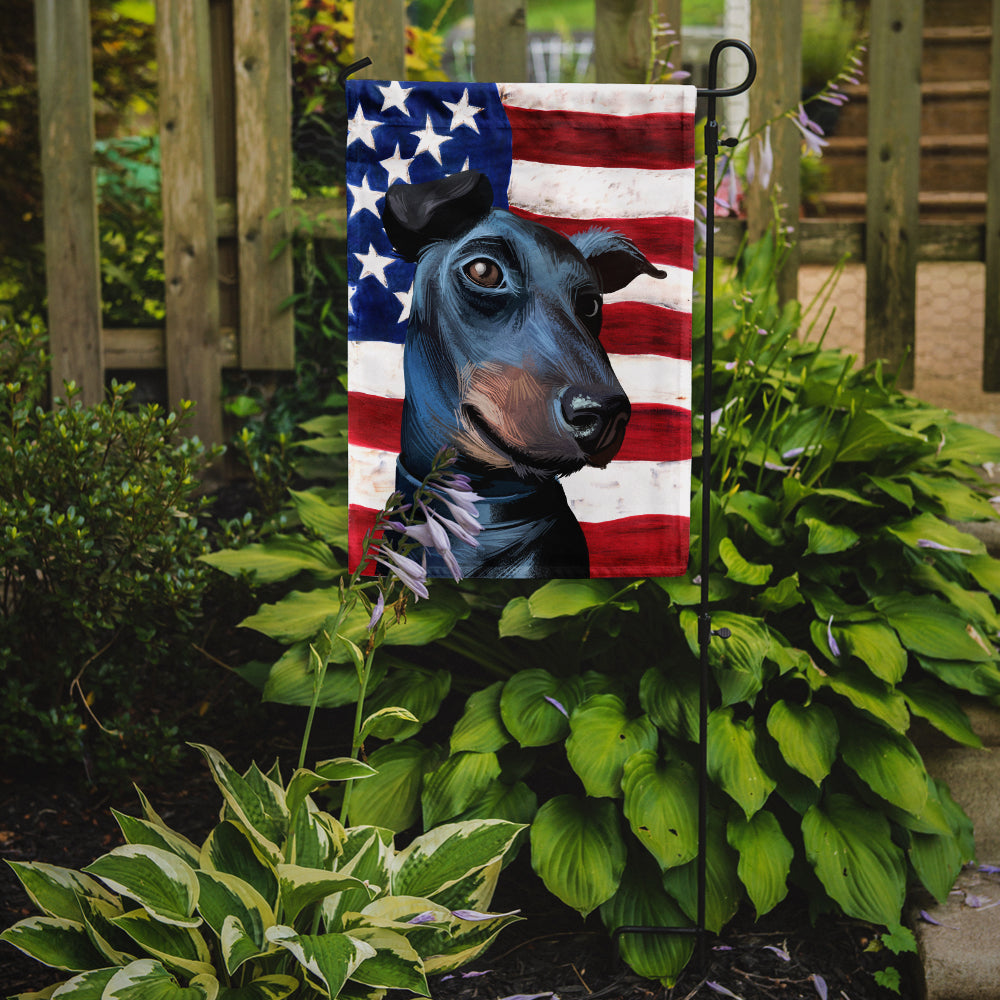 Manchester Terrier American Flag Flag Garden Size CK6613GF  the-store.com.