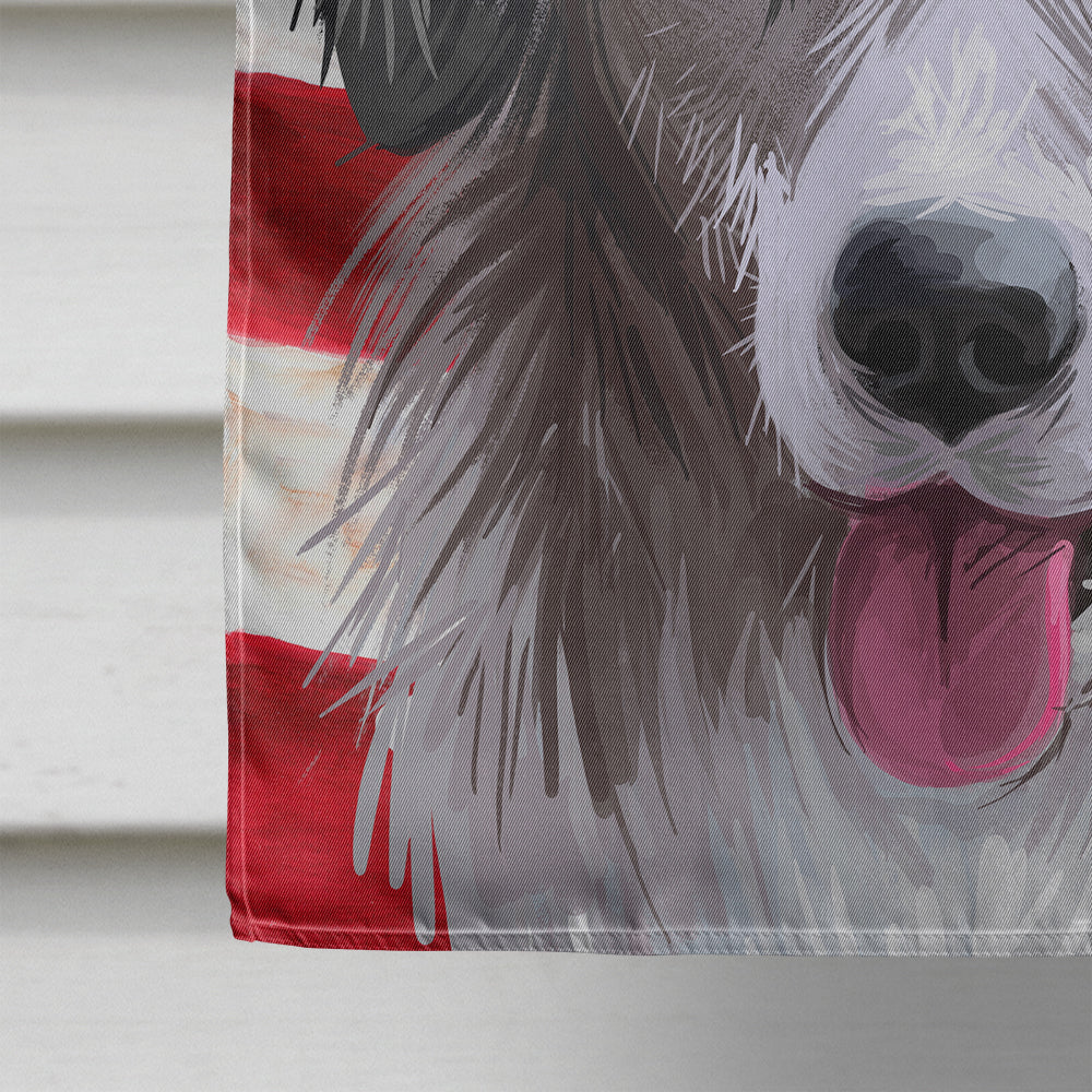 Miniature American Shepherd American Flag Flag Canvas House Size CK6615CHF  the-store.com.