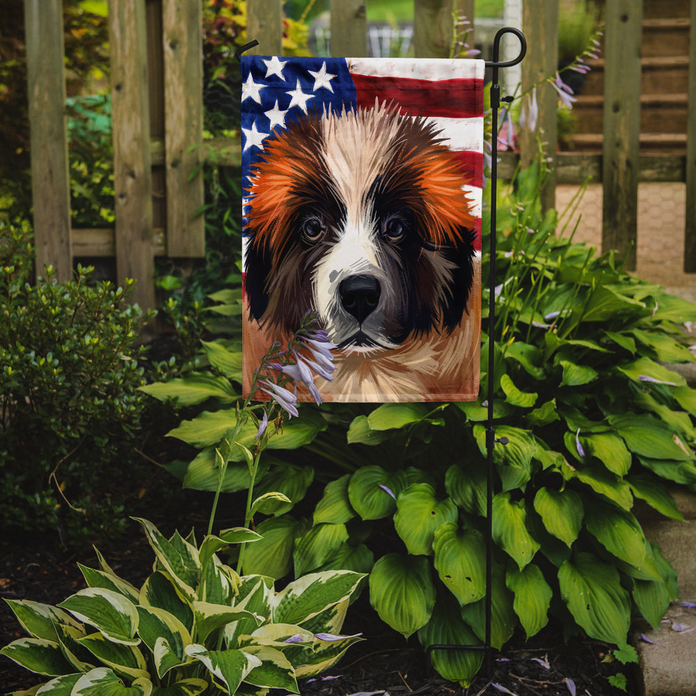 Moscow Watchdog Dog American Flag Flag Garden Size CK6622GF  the-store.com.