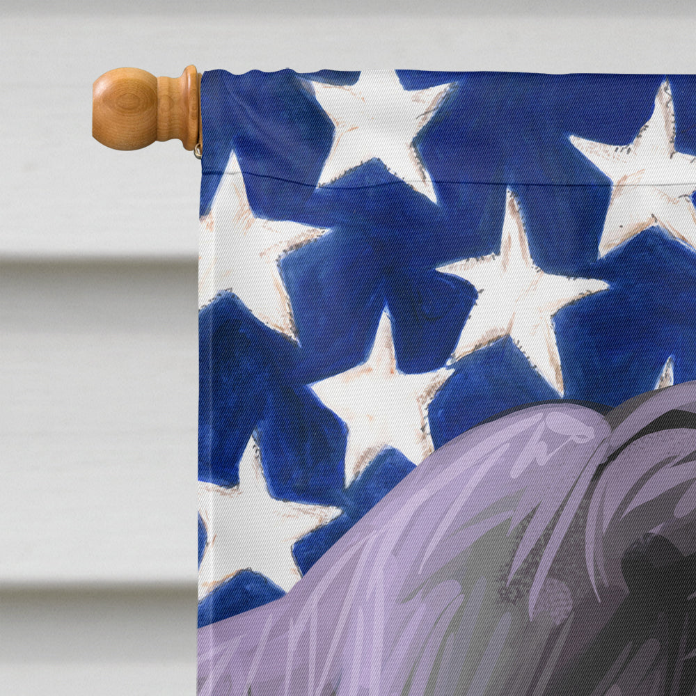 Neapolitan Mastiff Dog American Flag Flag Canvas House Size CK6625CHF  the-store.com.