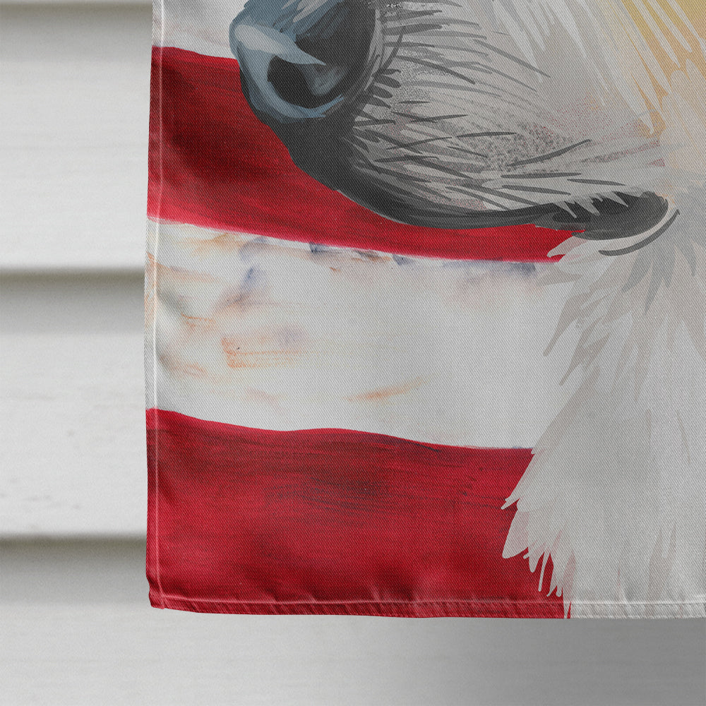 Norwegian Buhund Dog American Flag Flag Canvas House Size CK6630CHF  the-store.com.
