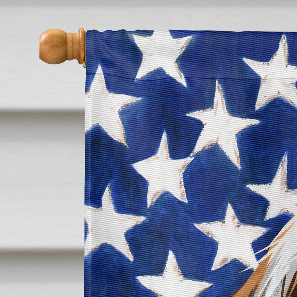 Poitevin Dog American Flag Flag Canvas House Size CK6650CHF  the-store.com.