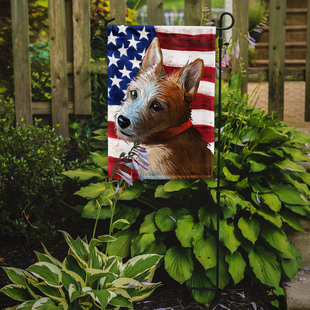 Portuguese Podengo Dog American Flag Flag Garden Size CK6659GF  the-store.com.