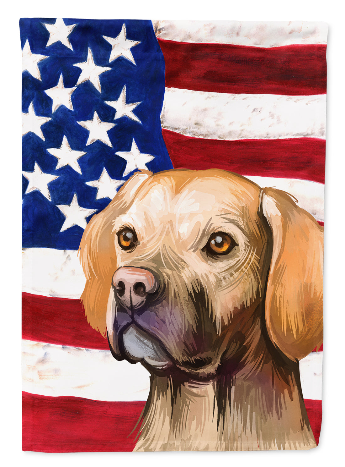 Portuguese Pointer Dog American Flag Flag Garden Size CK6660GF  the-store.com.