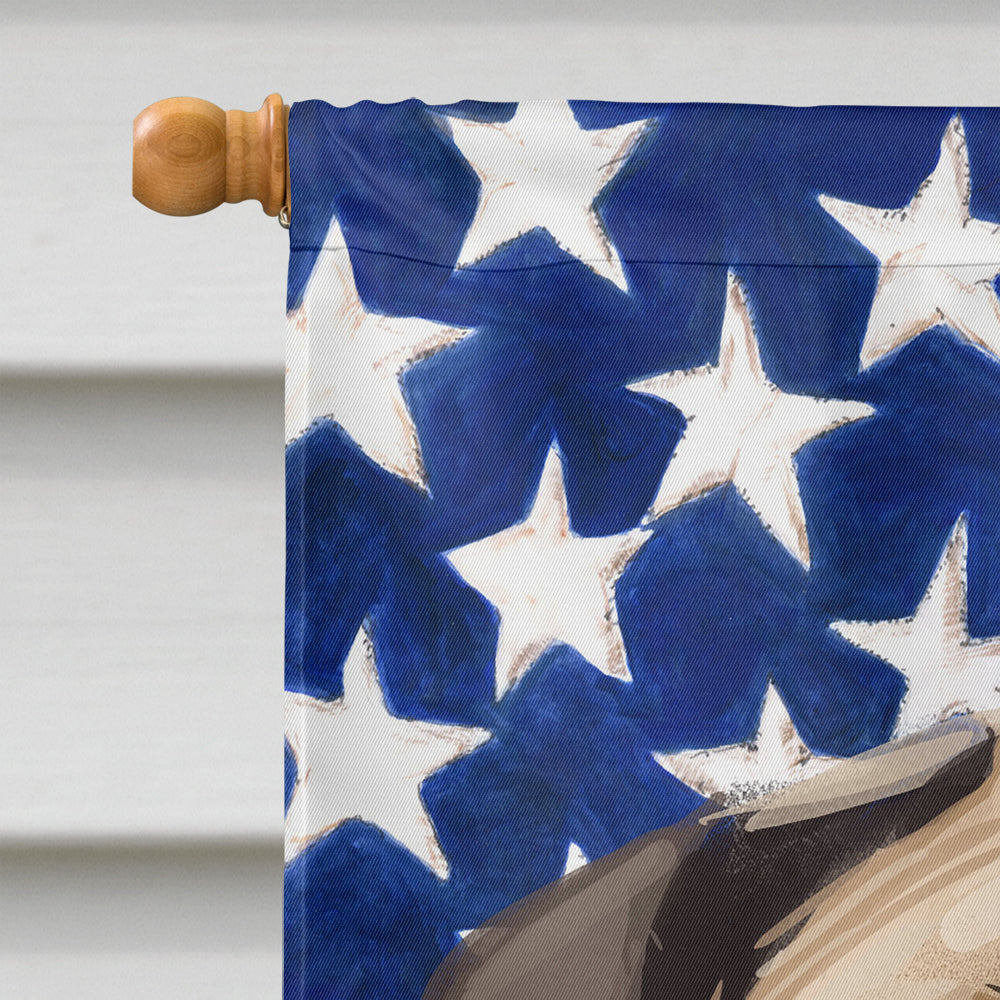 Pug Dog American Flag Flag Canvas House Size CK6665CHF  the-store.com.