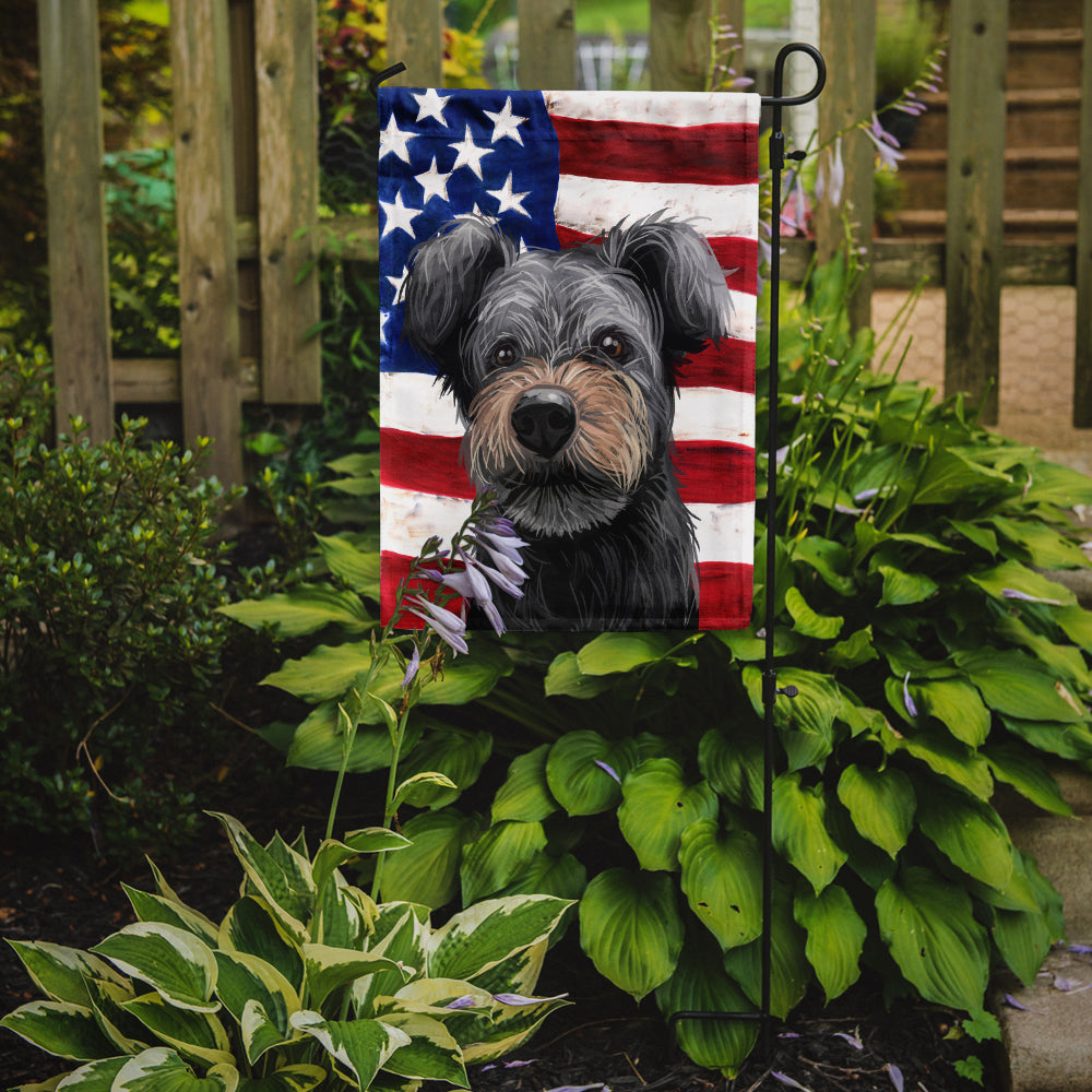 Pumi Dog American Flag Flag Garden Size CK6667GF  the-store.com.