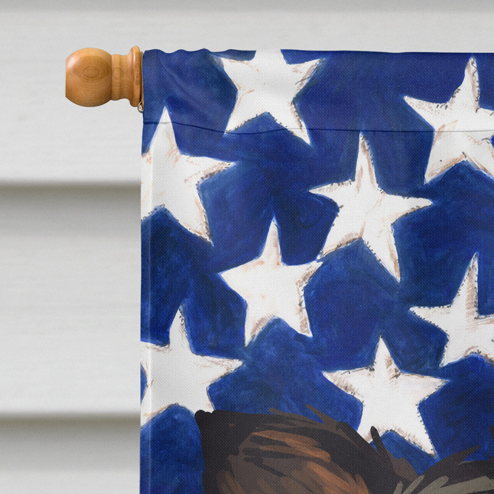 Murcian Ratter Dog American Flag Flag Canvas House Size CK6673CHF  the-store.com.